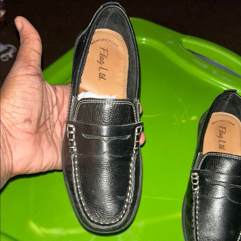 Boys leather loafers